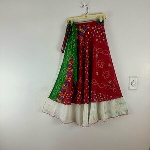 Reversible Maxi Wrap Skirt